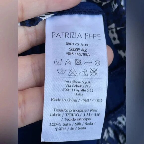 Patrizia Pepe cutout silk mini dress size 42/2 - Picture 7 of 11